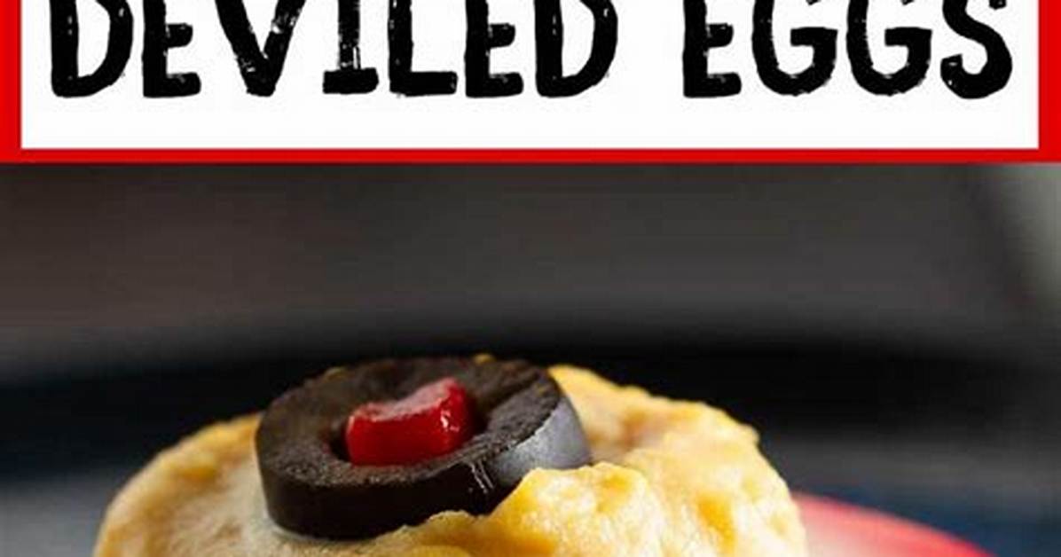 How to Make Bloodshot Deviled Eggs