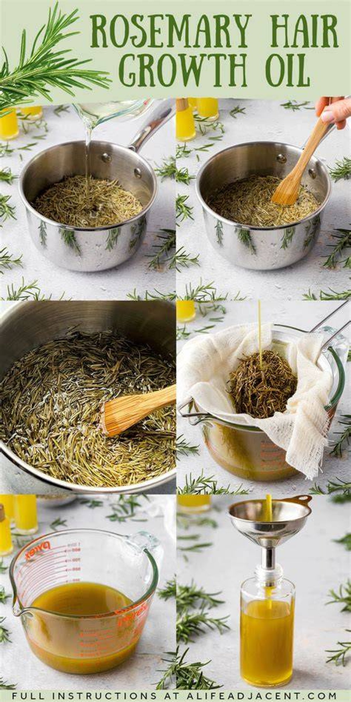 How to Make Rosemary Oil for Hair to Increase Thickness