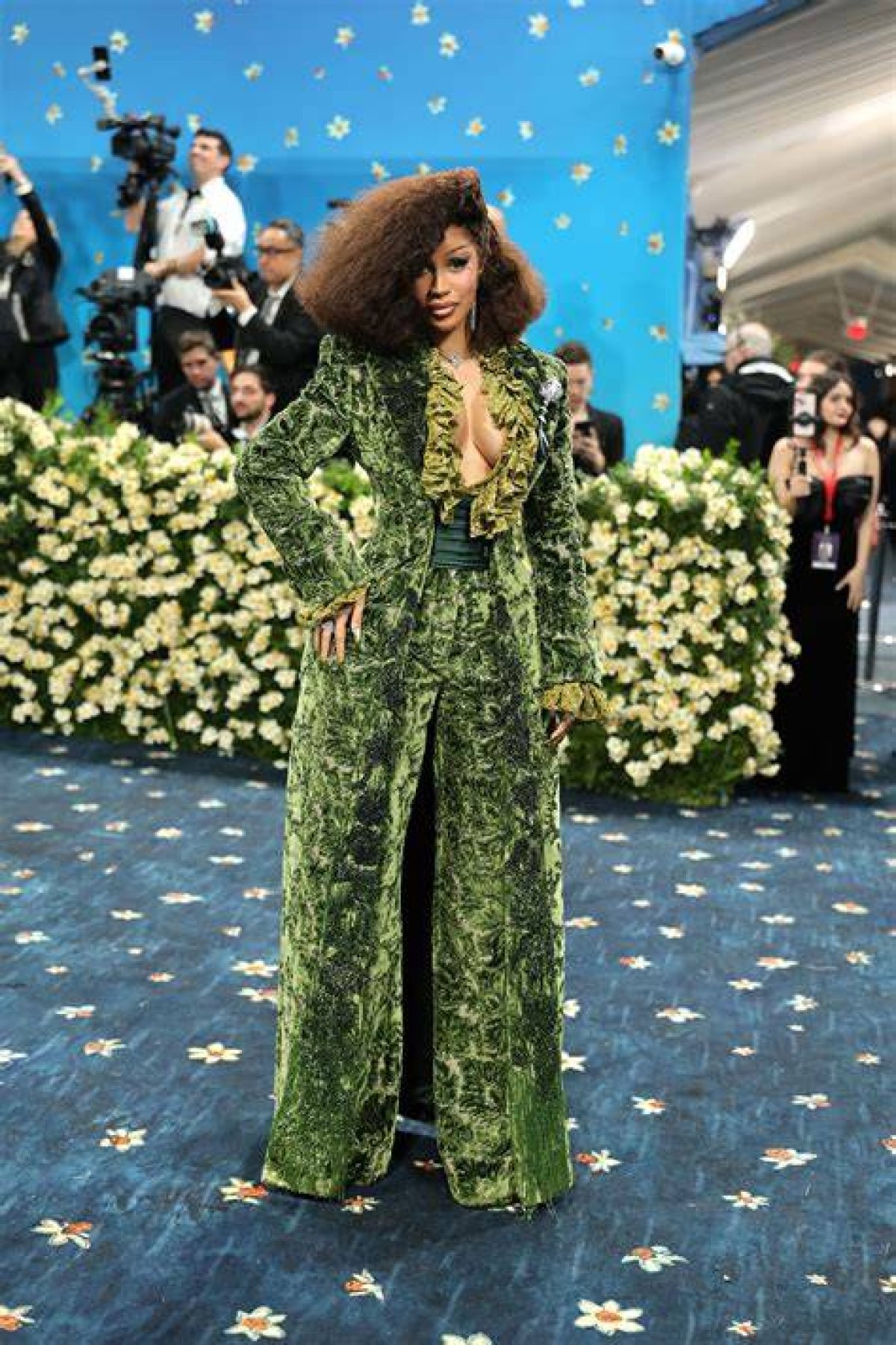 How to Style. .. Cardi B’s ‘Business’ Look: the Rap Queen Bossed It in Thom Browne Tweed – Pick up a Balmain Blazer, Self-Portrait Skirt and Christian Louboutin Heels (Of Course) to up Your Office Game