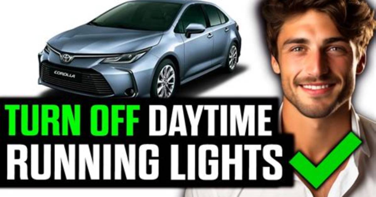 How to Turn off Daytime Running Lights
