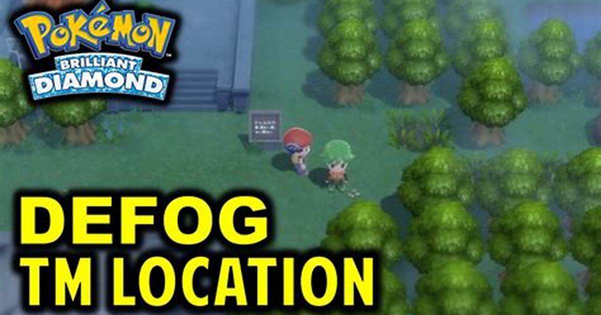 How to Use Defog in Pokemon Brilliant Diamond and Shining Pearl