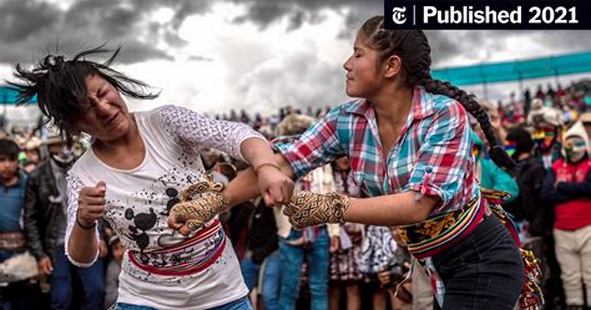 In the Peruvian Andes, the New Year Is Welcomed with a Punch-Up, Then a Hug
