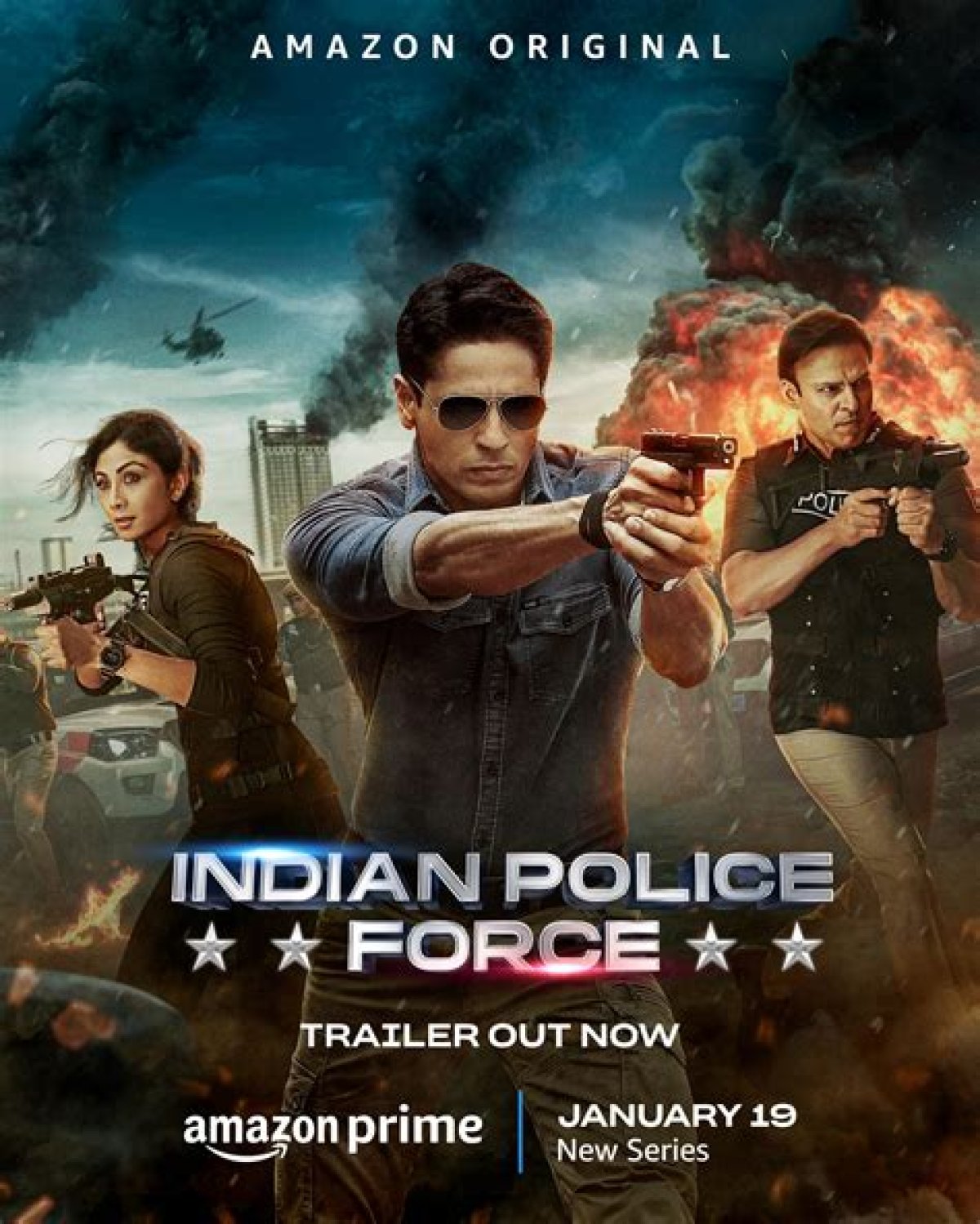 Indian Police Force: Trailer of Cop-Series Led by Sidharth Malhotra and Shilpa Shetty to Drop on This Date