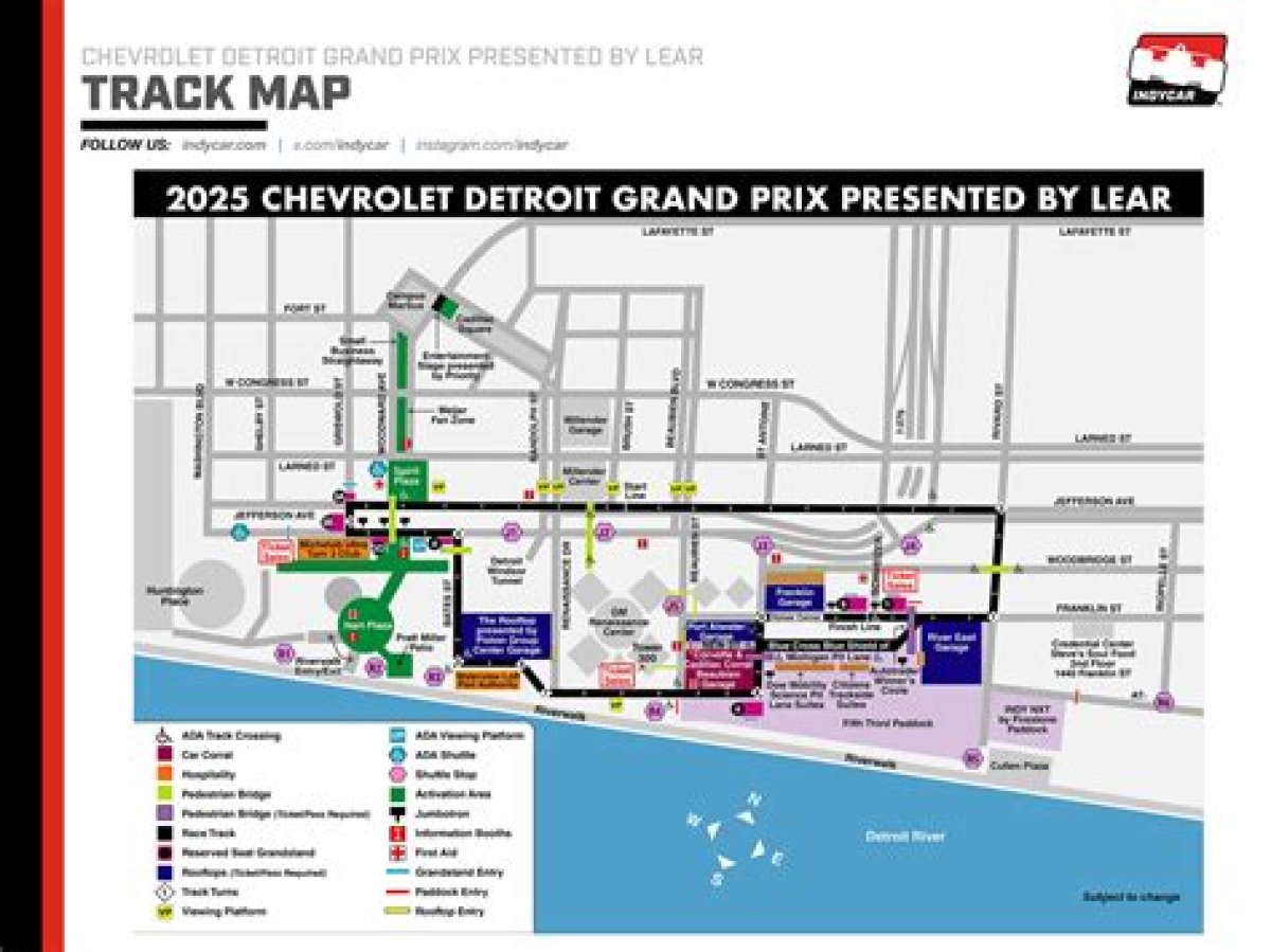 Indycar: 2023 Chevrolet Detroit Grand Prix: Full Weekend Race Schedule | Indycar