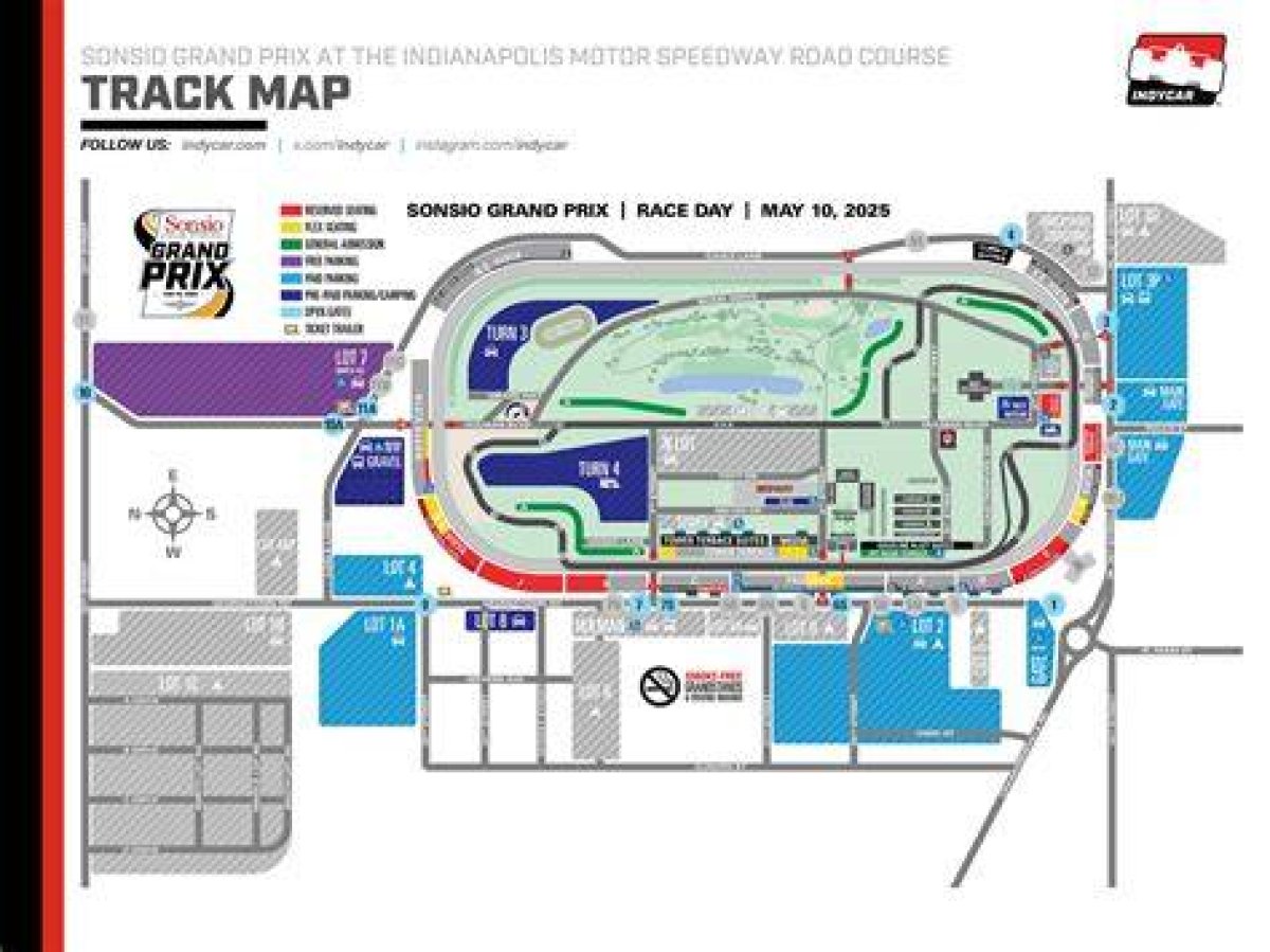 Indycar: Gmr Grand Prix at Indianapolis Road Course: Full Weekend Race Schedule | Indycar