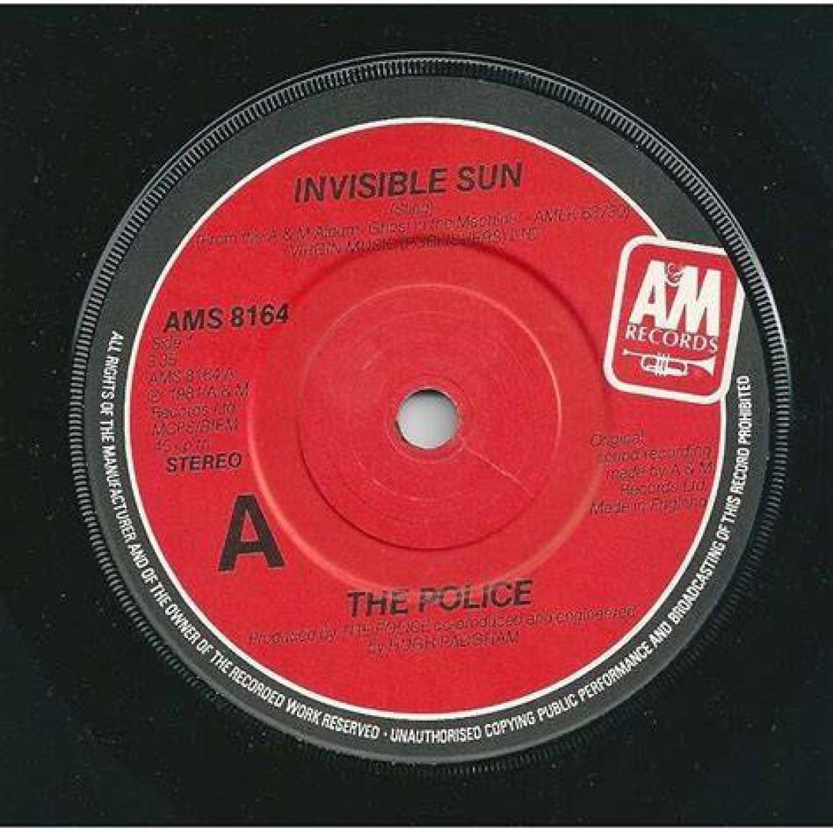 “Invisible Sun” by the Police