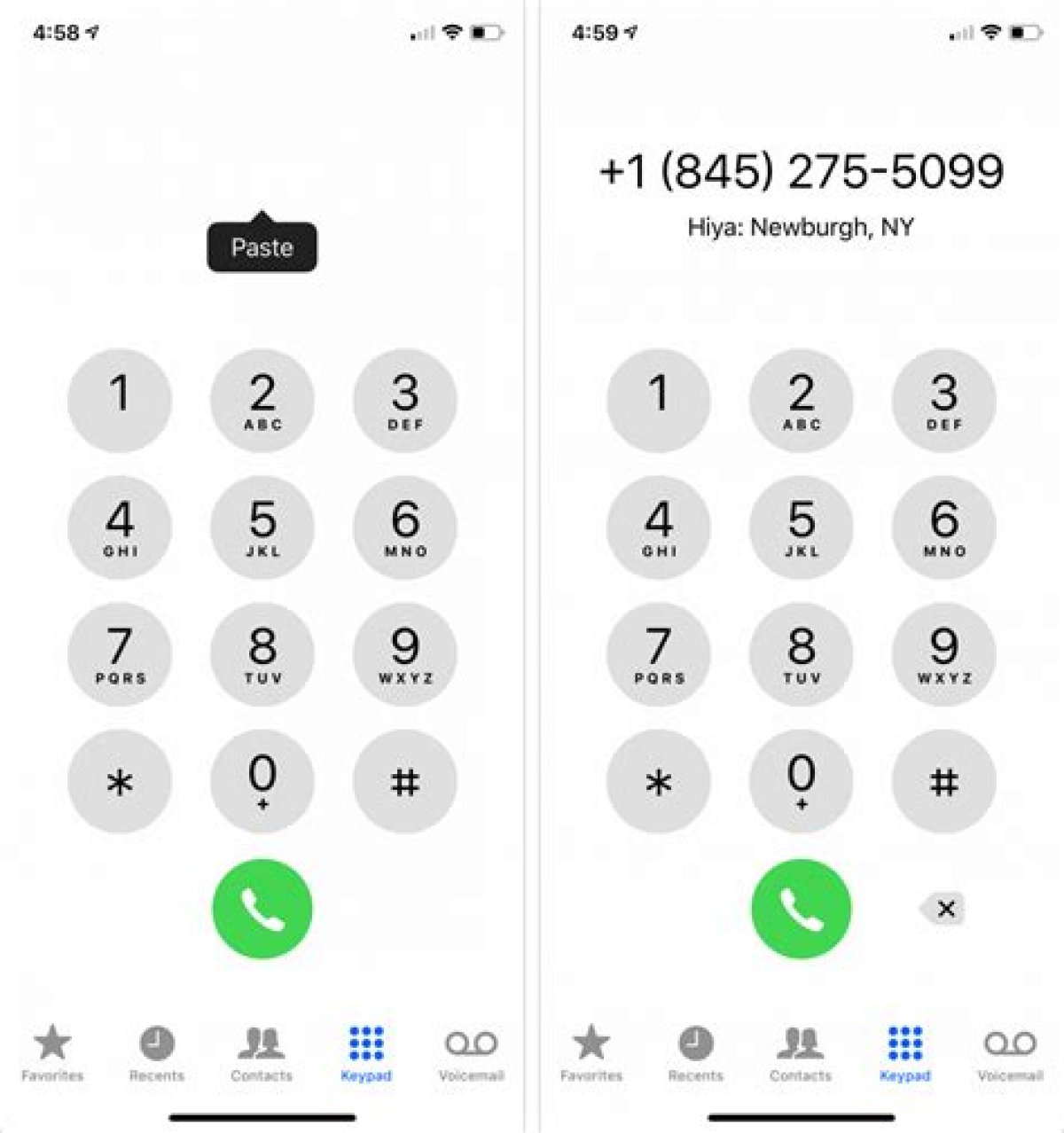 IPhone App with Phone Numbers and Addresses