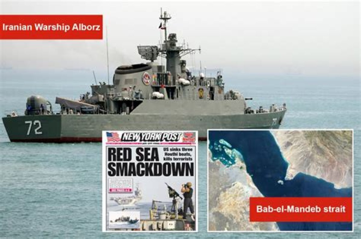 Iran Sends Warship to Red Sea After Us Sinks Houthi Boats