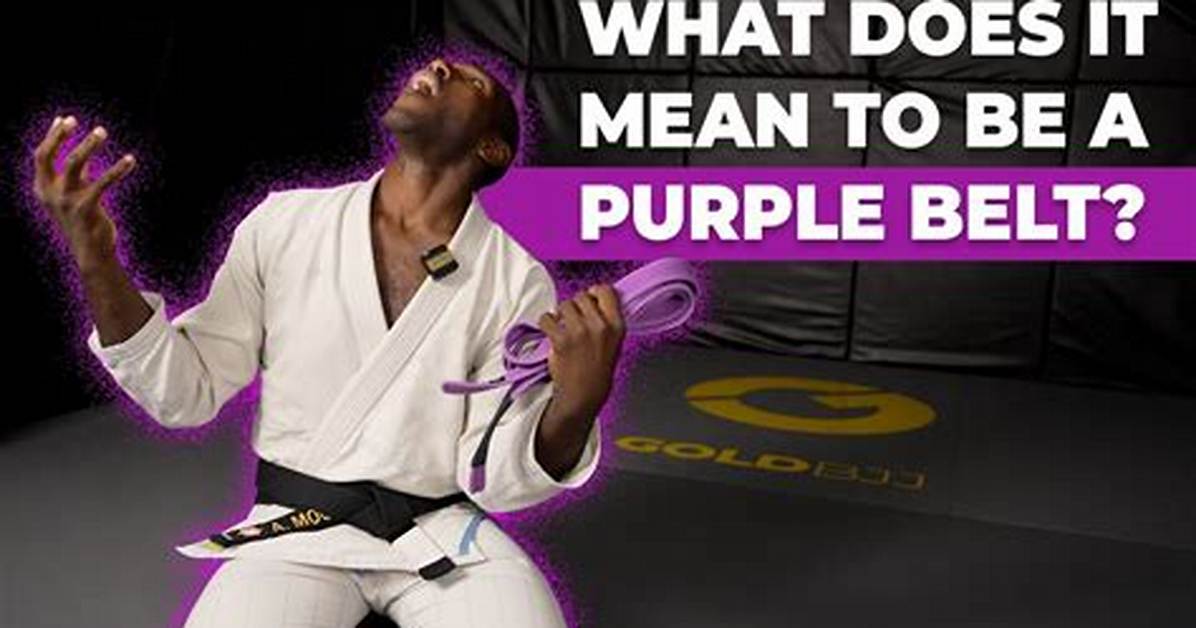 Is Purple Belt Higher Than Blue?