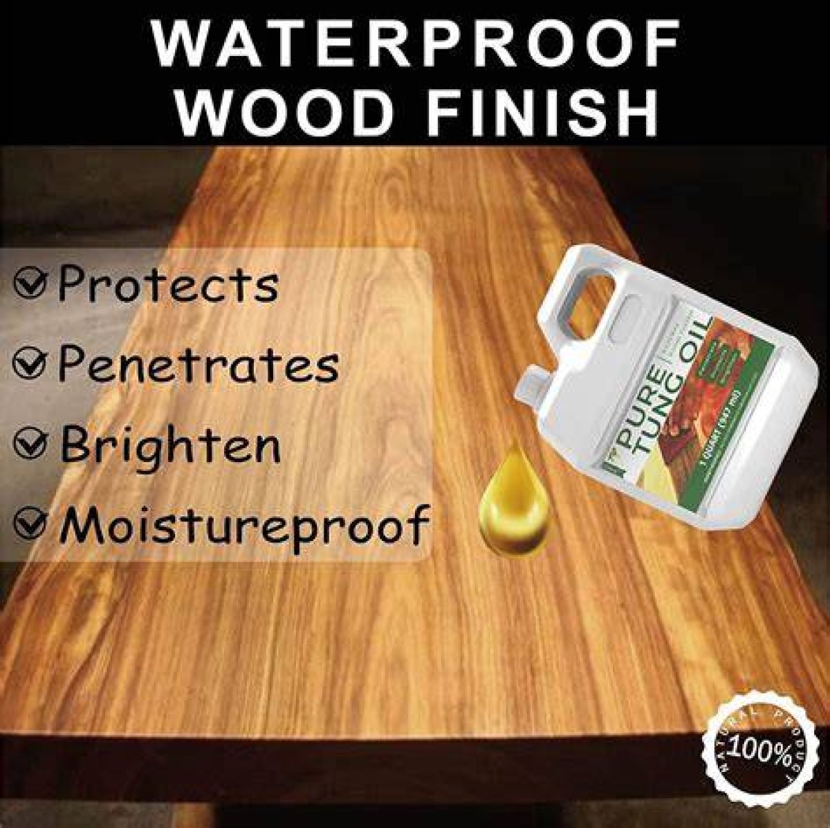 Is Tung Oil Waterproof? - Kylon Powell