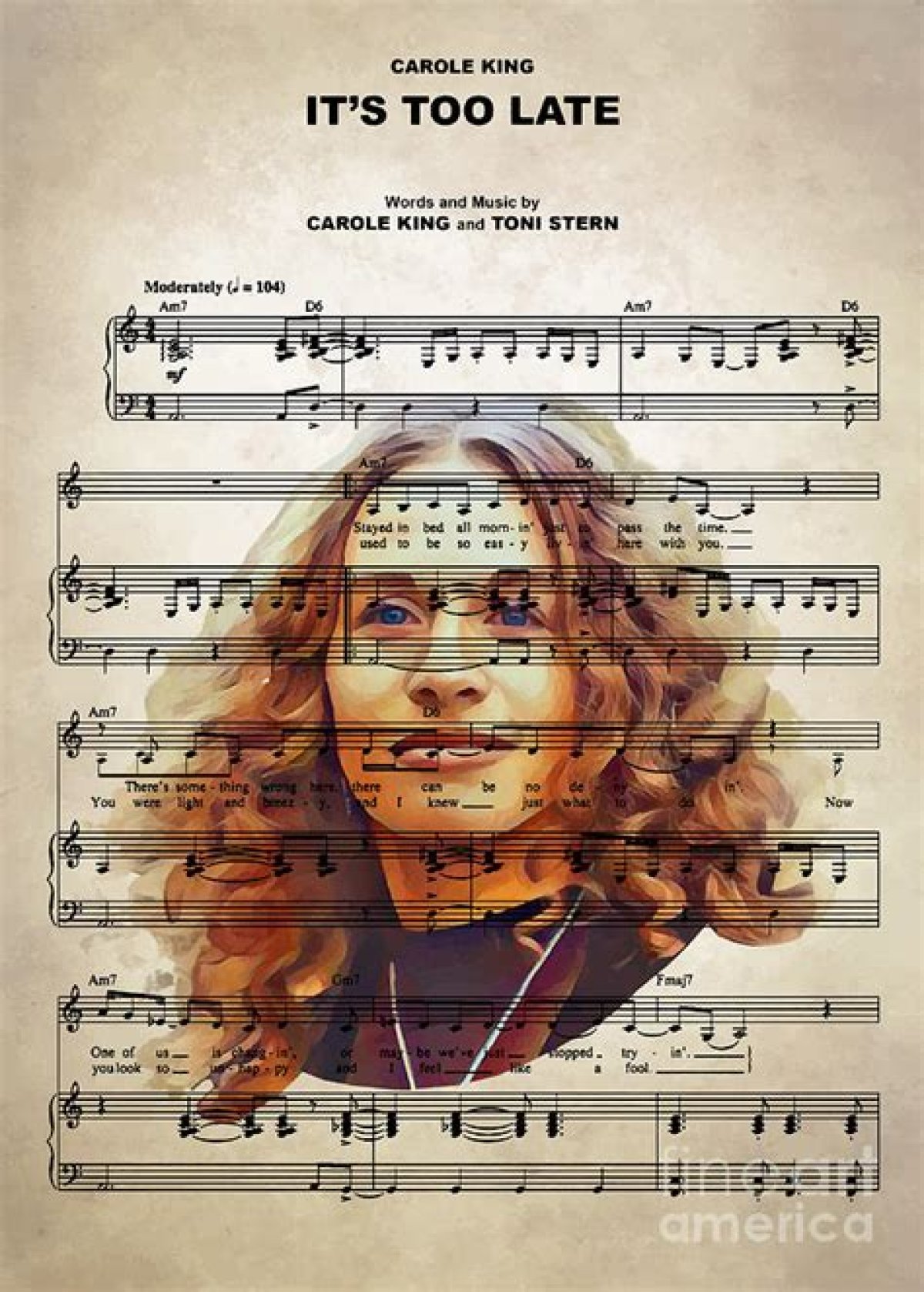 “It’s Too Late” by Carole King