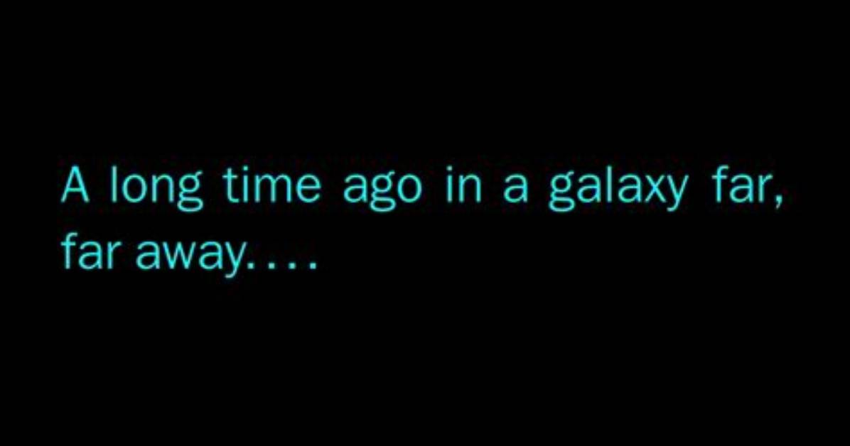 It Was Long ___ and Far Away