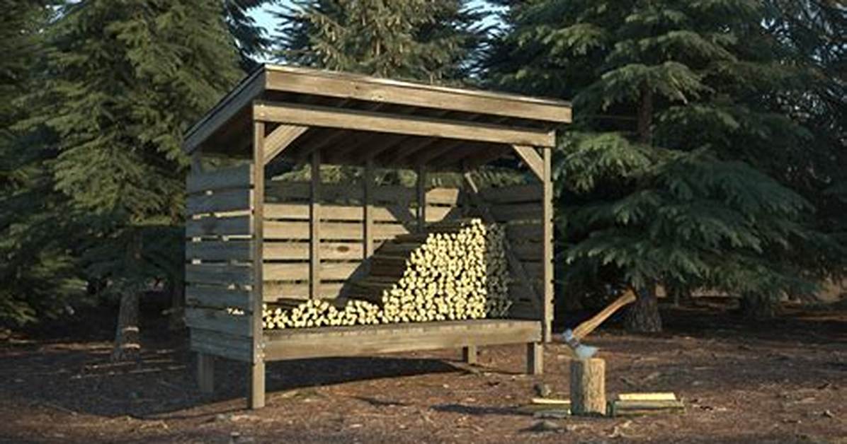 Item in a Woodshed Stack