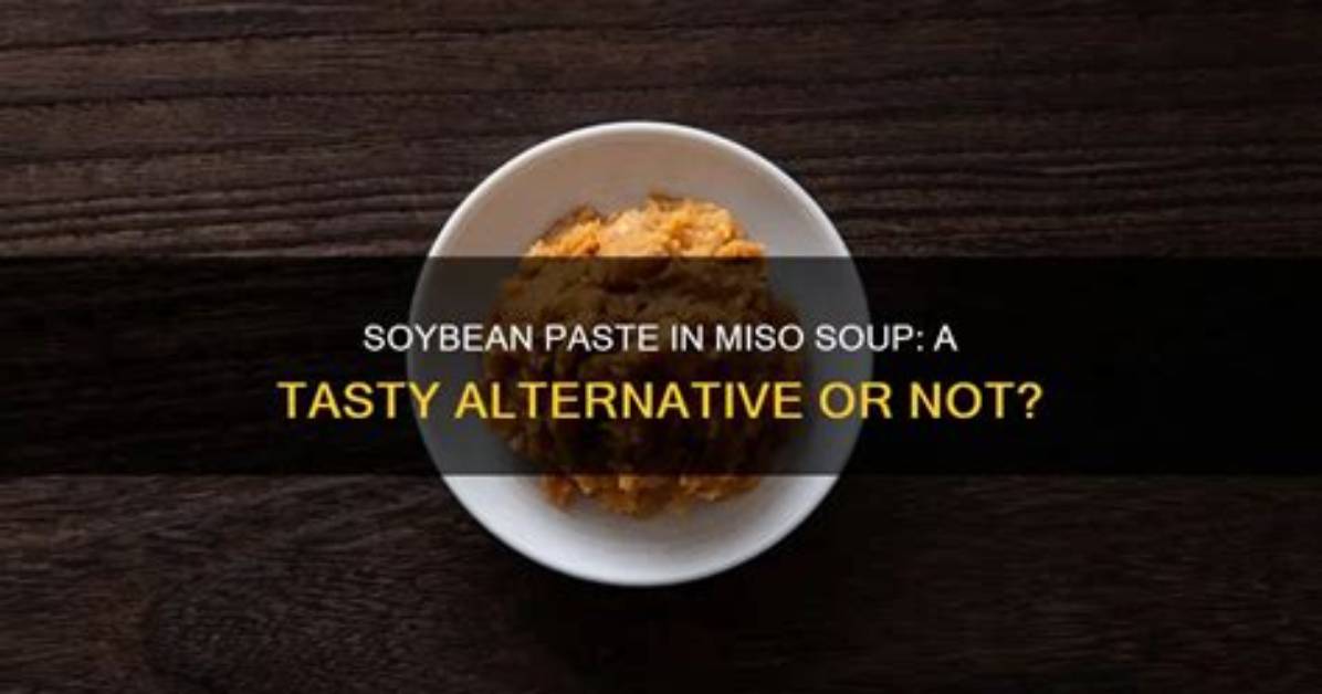 Japanese Soybean Paste Often Used in Soup