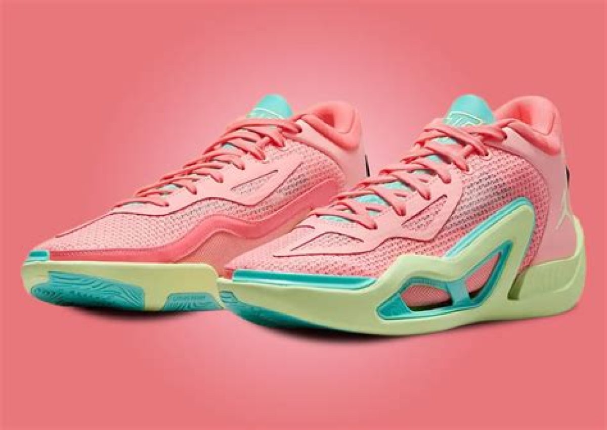 Jayson Tatum Debuts Pink Lemonade Shoes