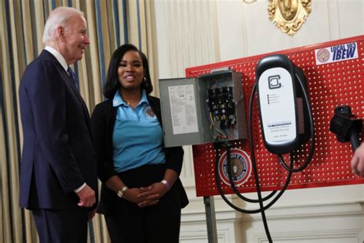 Joe Biden Vetoes Effort to Block Ev Charging Stations’ ‘Buy America’ Waiver
