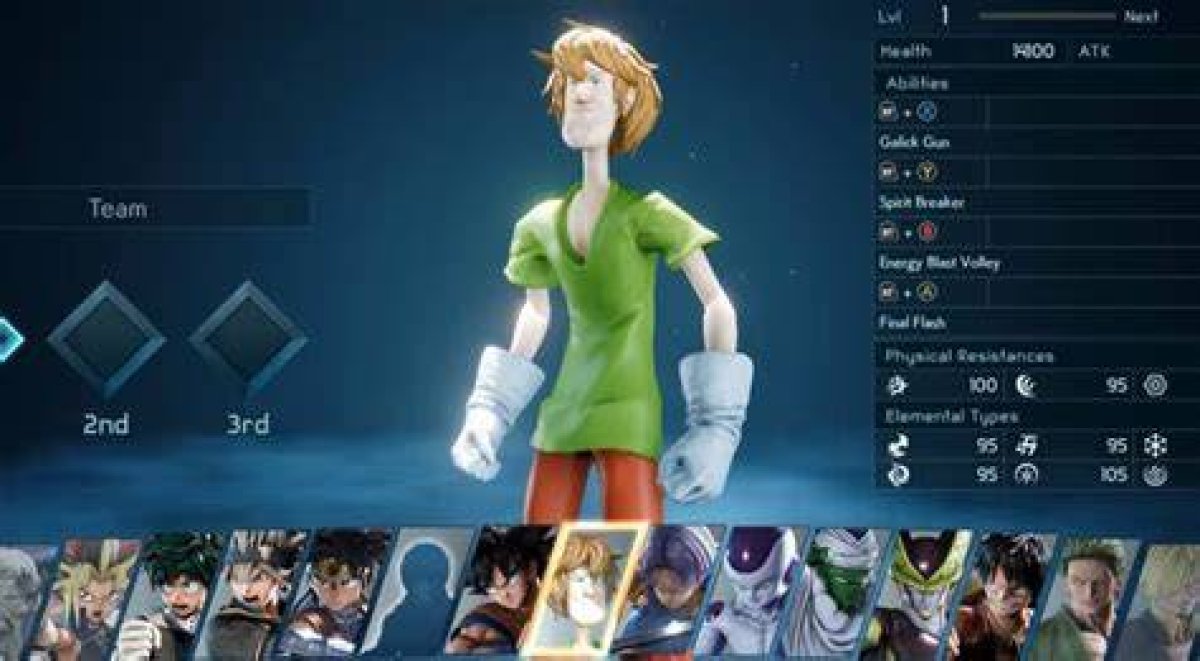 Jump Force Modder Adds Shaggy from Scooby-Doo to the Roster