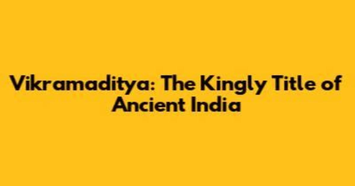 Kingly Title