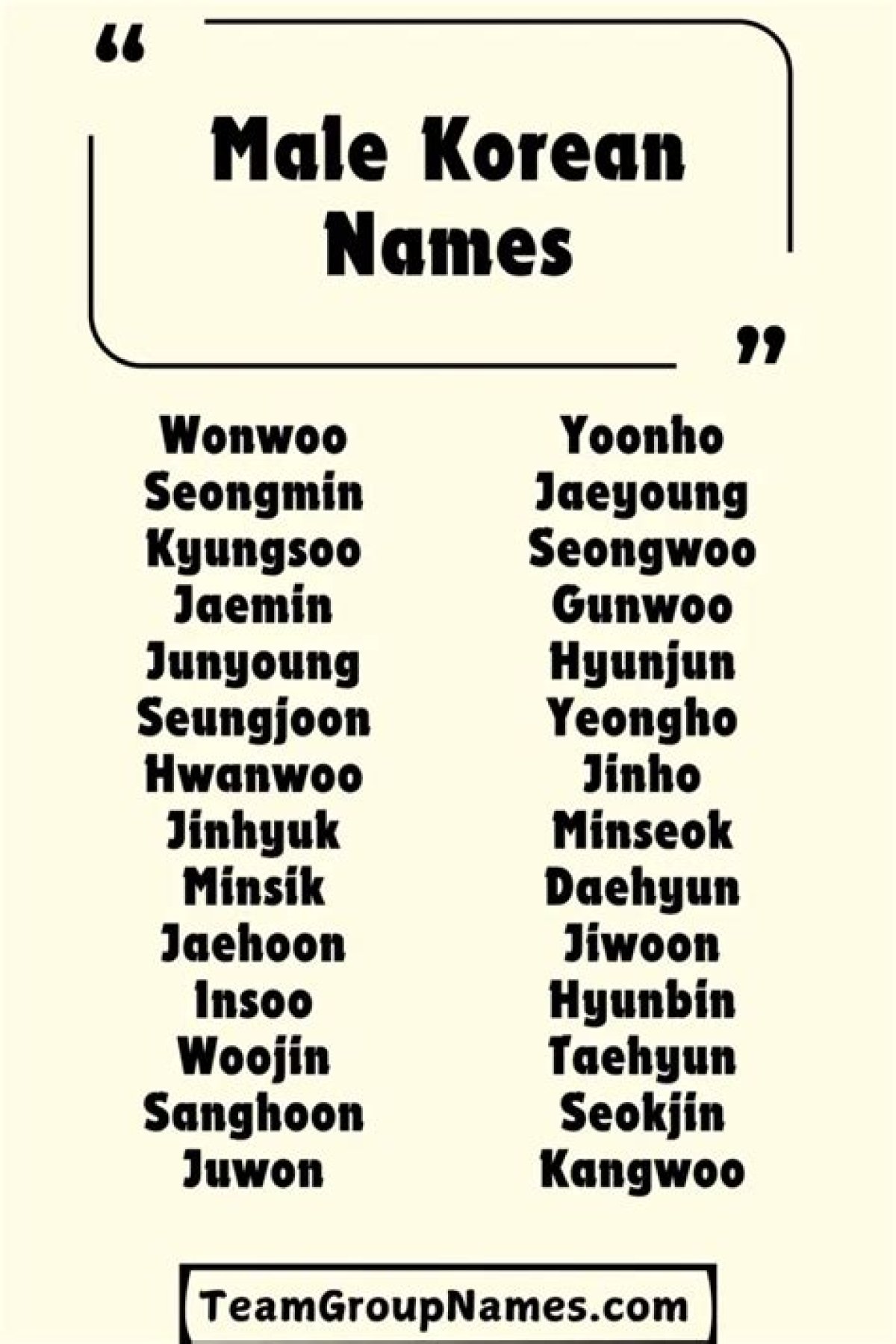 Korean American Male Names: a Blend of Cultures