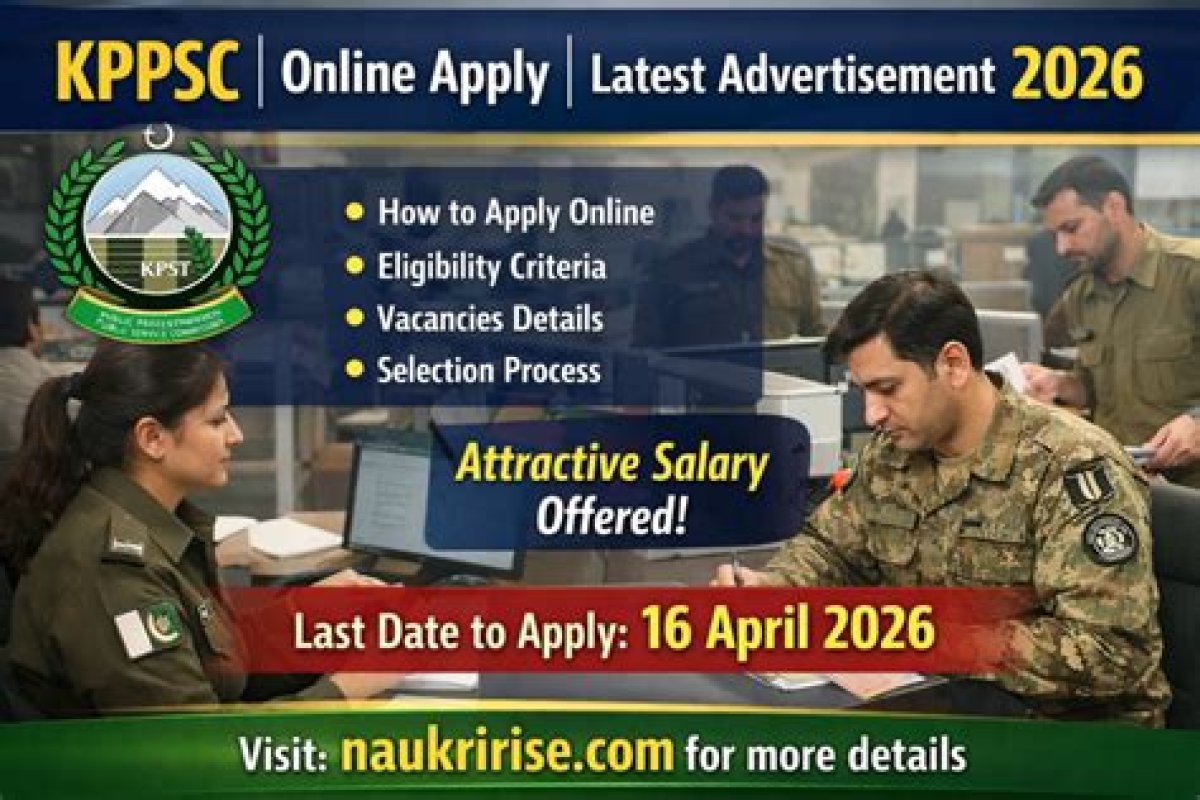 Kppsc Jobs 2024 Online Apply Advertisement (Provincial Planning Service Officer)