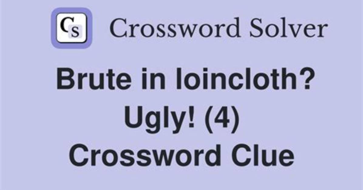 La Times “__, Brute? ” Crossword Clue Answers with 4 Letters