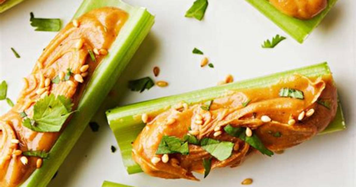 La Times Celery Topped with Peanut Butter and Raisins Crossword Clue 10 Letters Answer