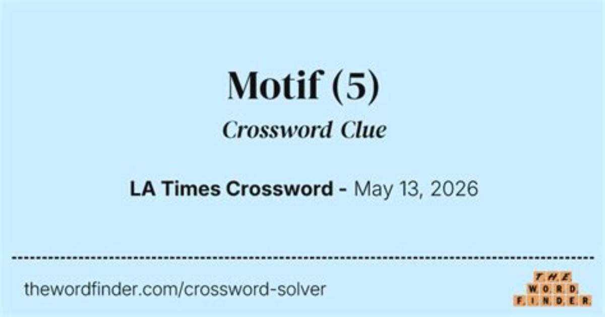 La Times Jazz Motif Crossword Clue Answers with 4 Letters