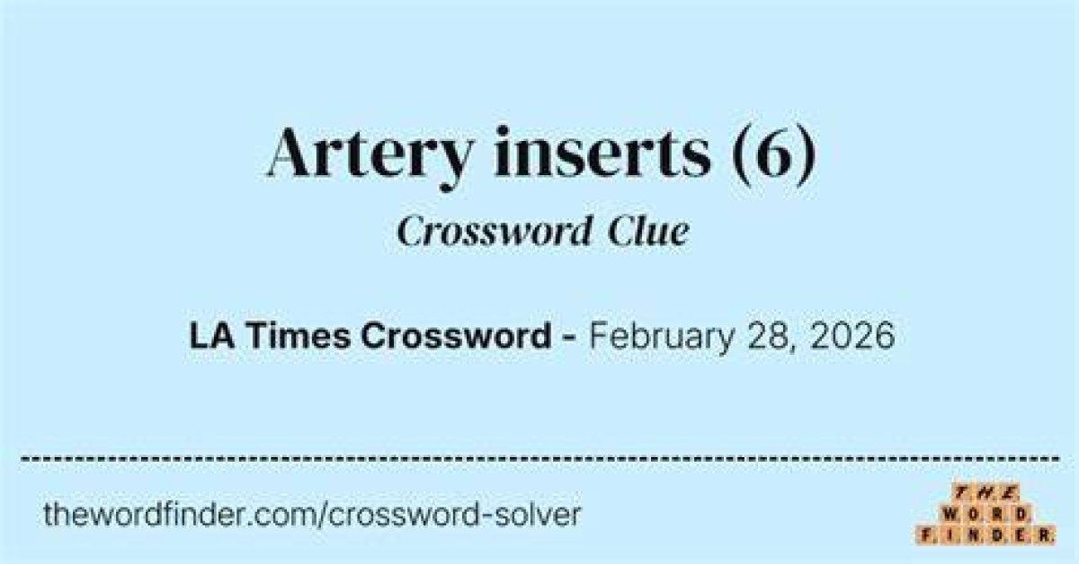 La Times Sneaker Inserts Crossword Clue