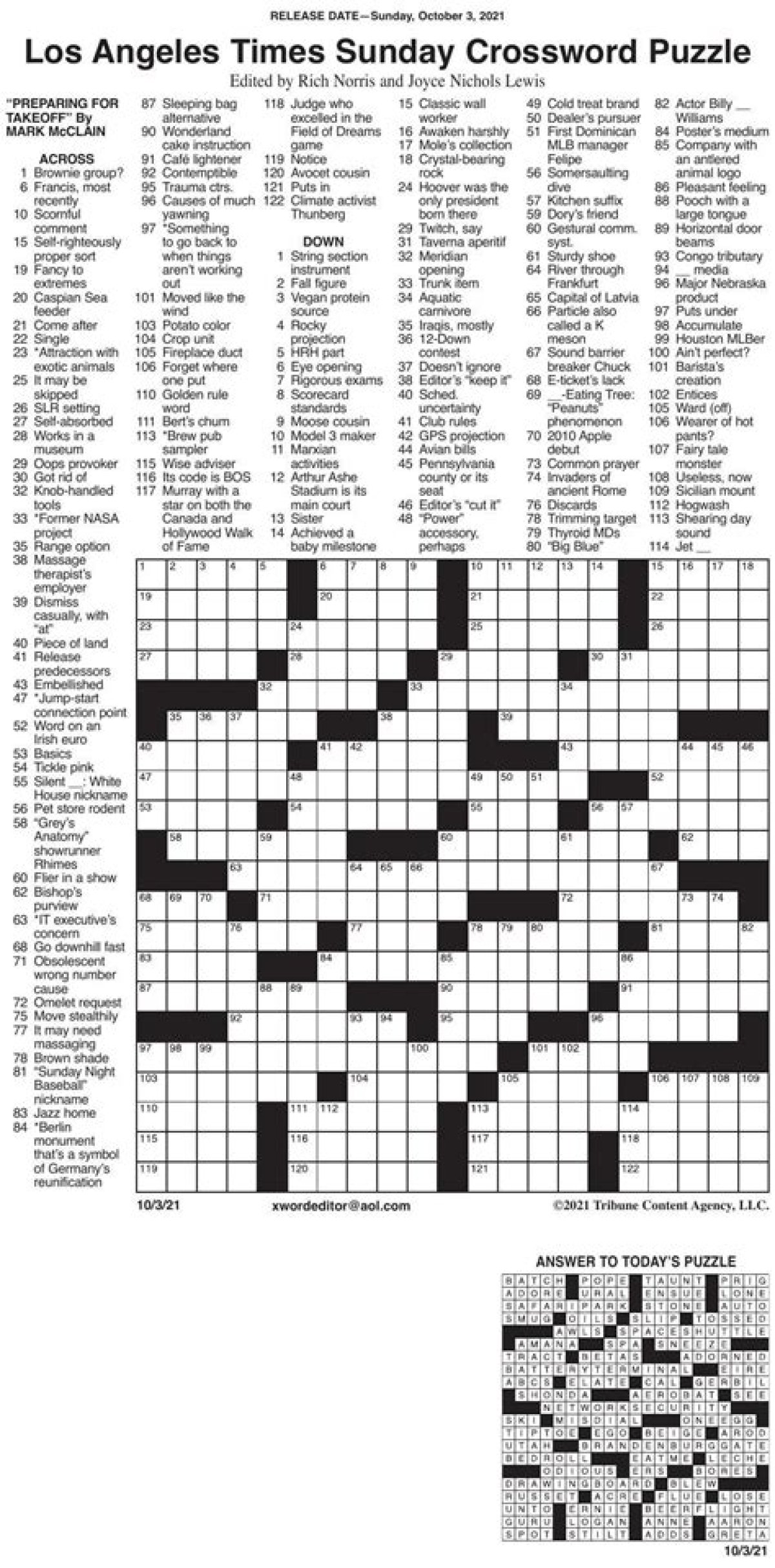 La Times Web Pioneer Crossword Clue
