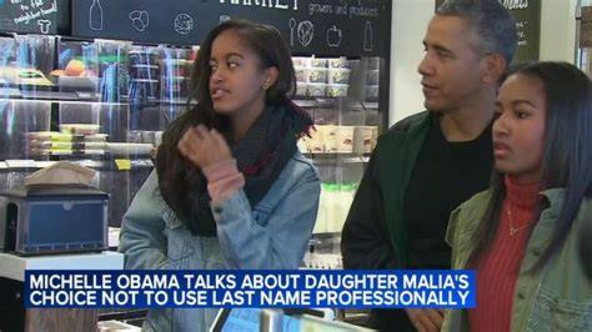 Last Name of Sasha and Malia