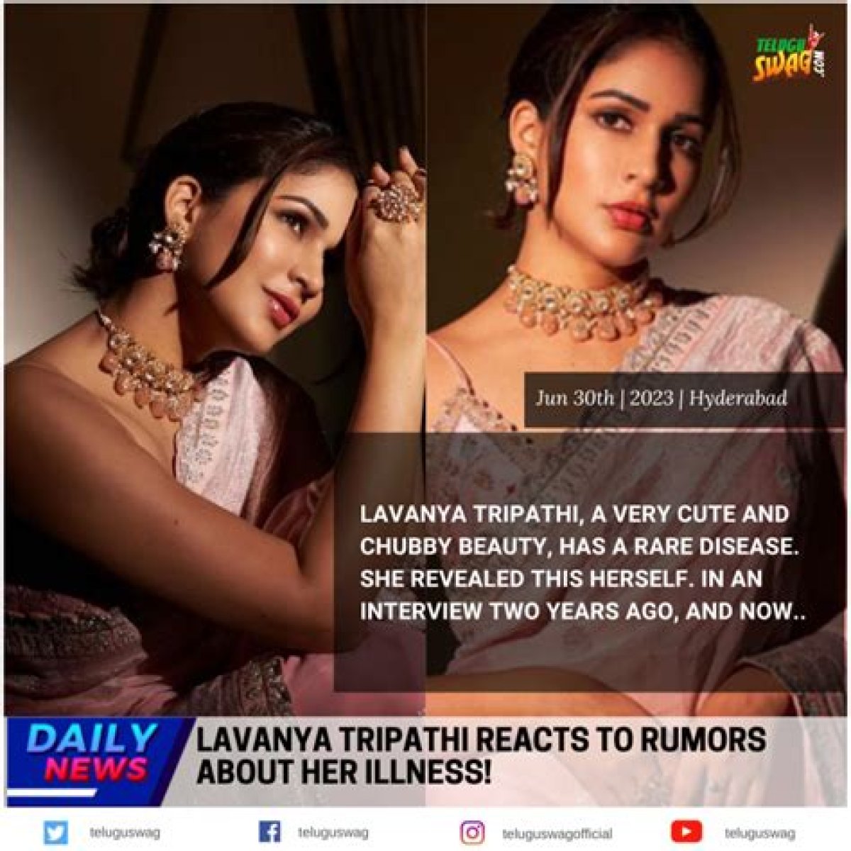 Lavanya Tripathi Reacts to Being Addressed as Mega Family’s Daughter-in-Law