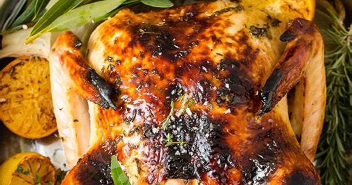Lemon and Thyme Roast Turkey Recipe