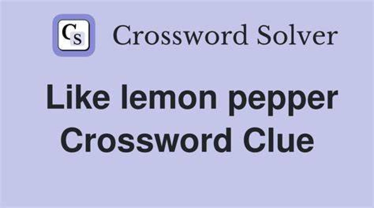 Lemon Finish Crossword Clue La Times