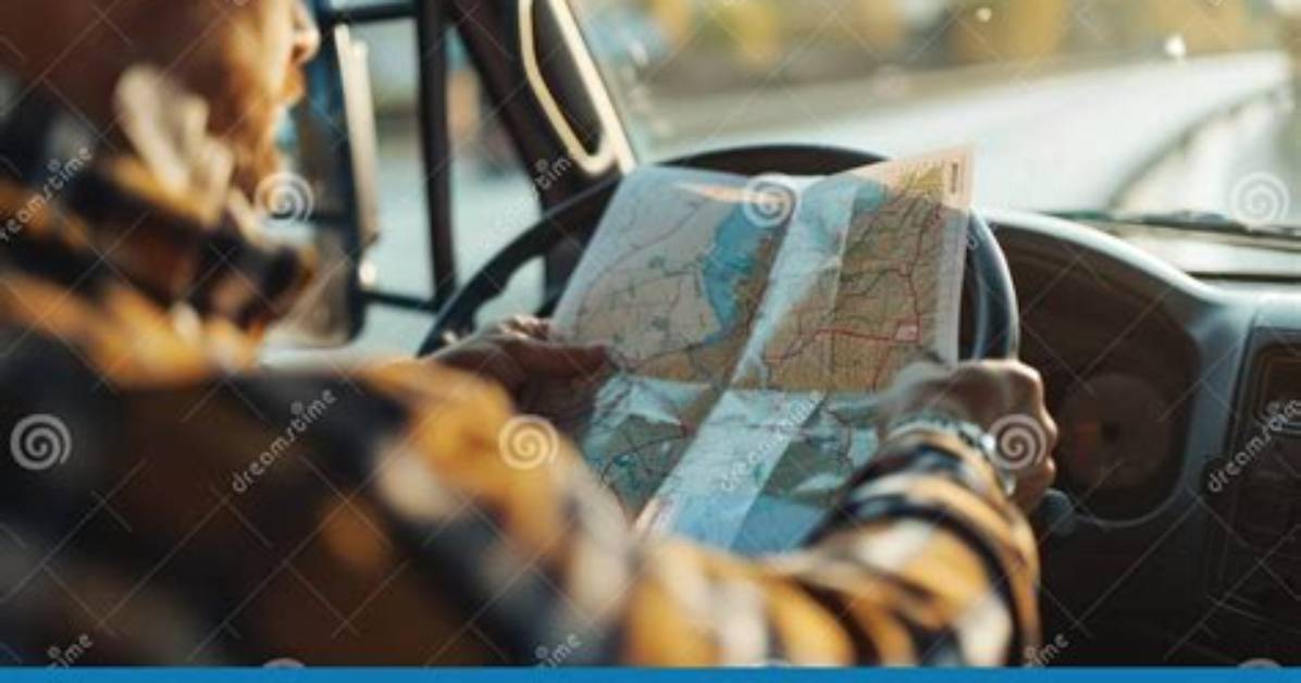 Line on a Driver's Map