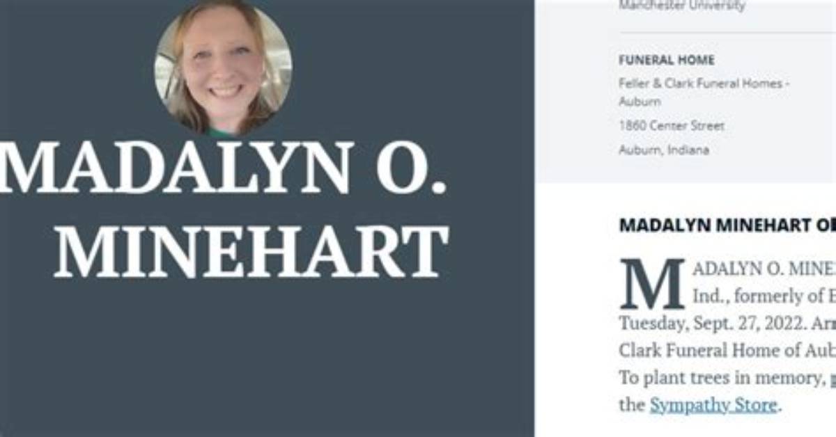 Madalyn Minehart Obituary: Manchester University Former Alumni Passes Away at 26