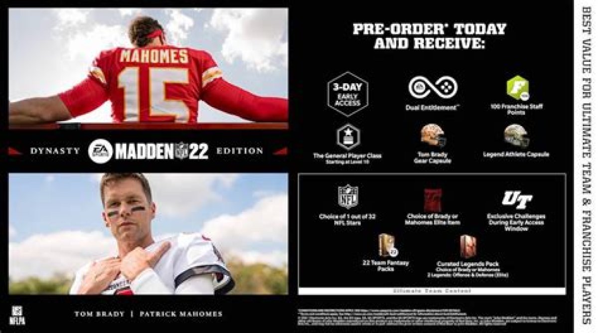 Madden Nfl 22 Mvp & Dynasty Edition Early Access