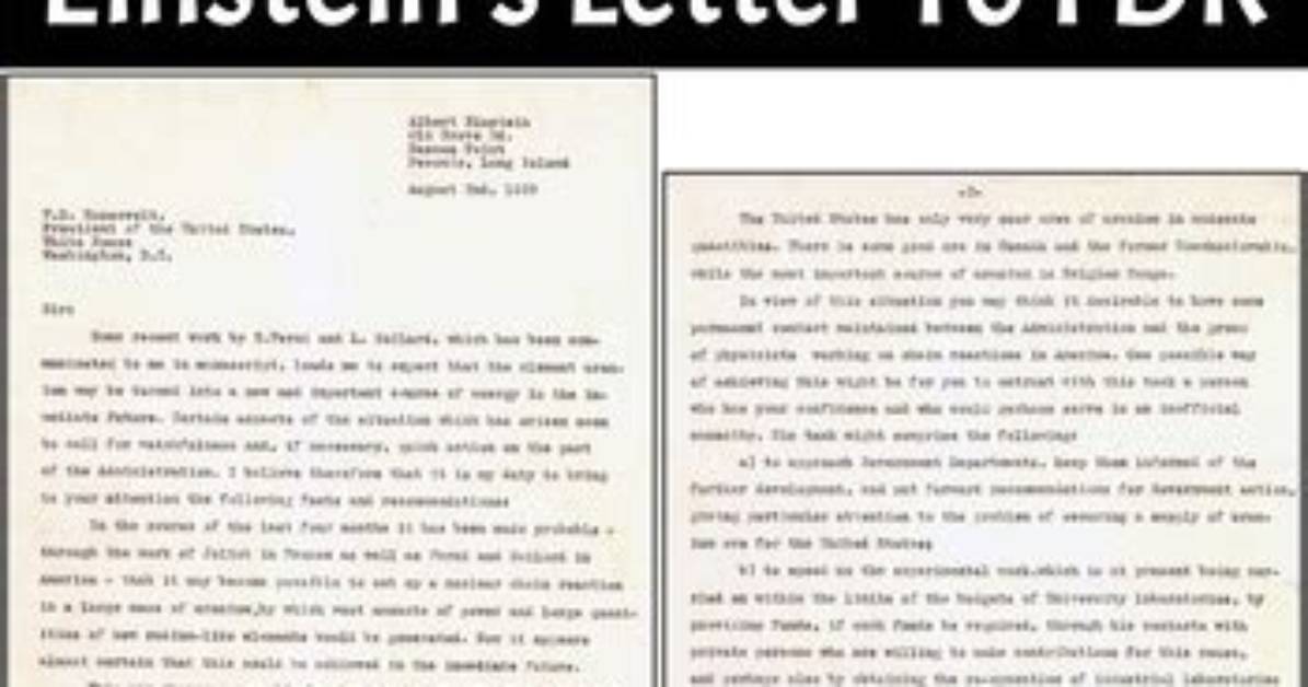 Manhattan Project Letter | History Detectives