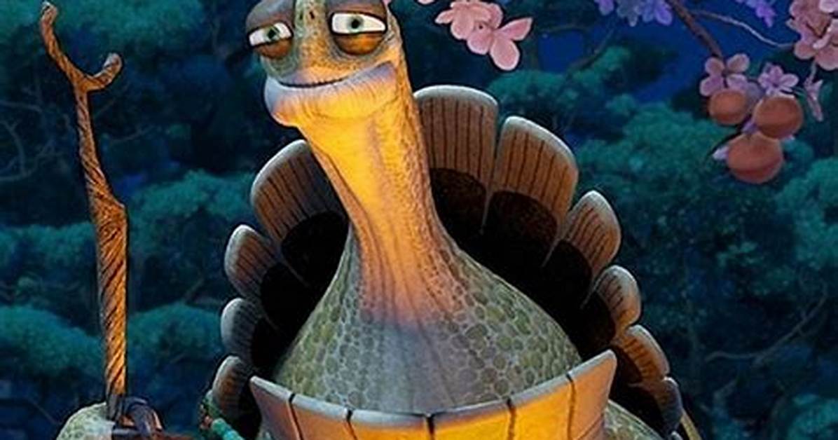 Master Oggway: the Wise Tortoise of Kung Fu Panda