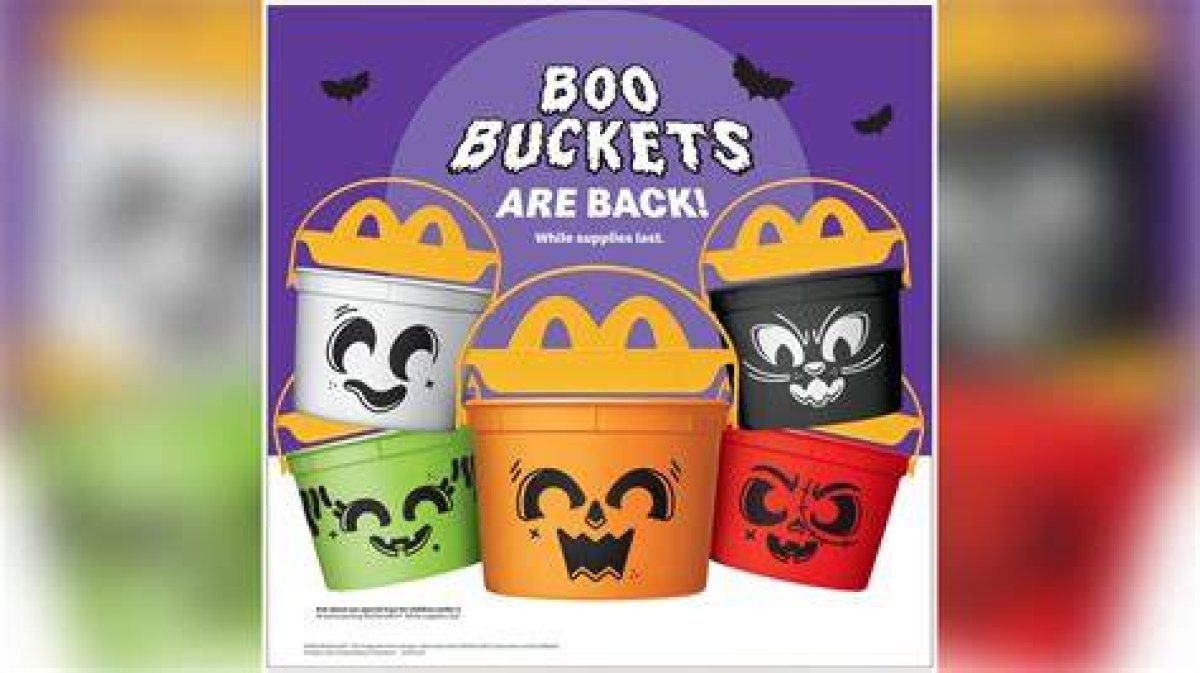 Mcdonald's Unveils Four New Boo Buckets