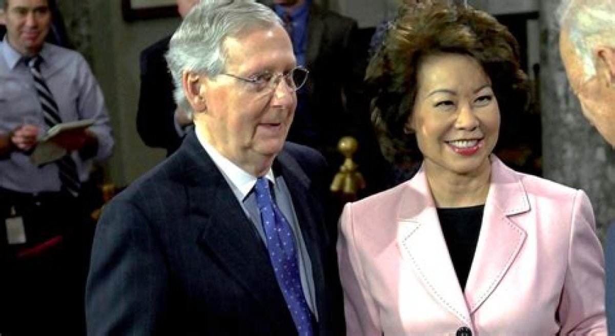 Meet Elaine Chao, Mitch Mcconnell’s Wife: the Us Senate’s Longest-Serving Leader Is About to Retire, but His Partner Is a Political Powerhouse Too – from Donald Trump Beef to Working Under George W. Bush