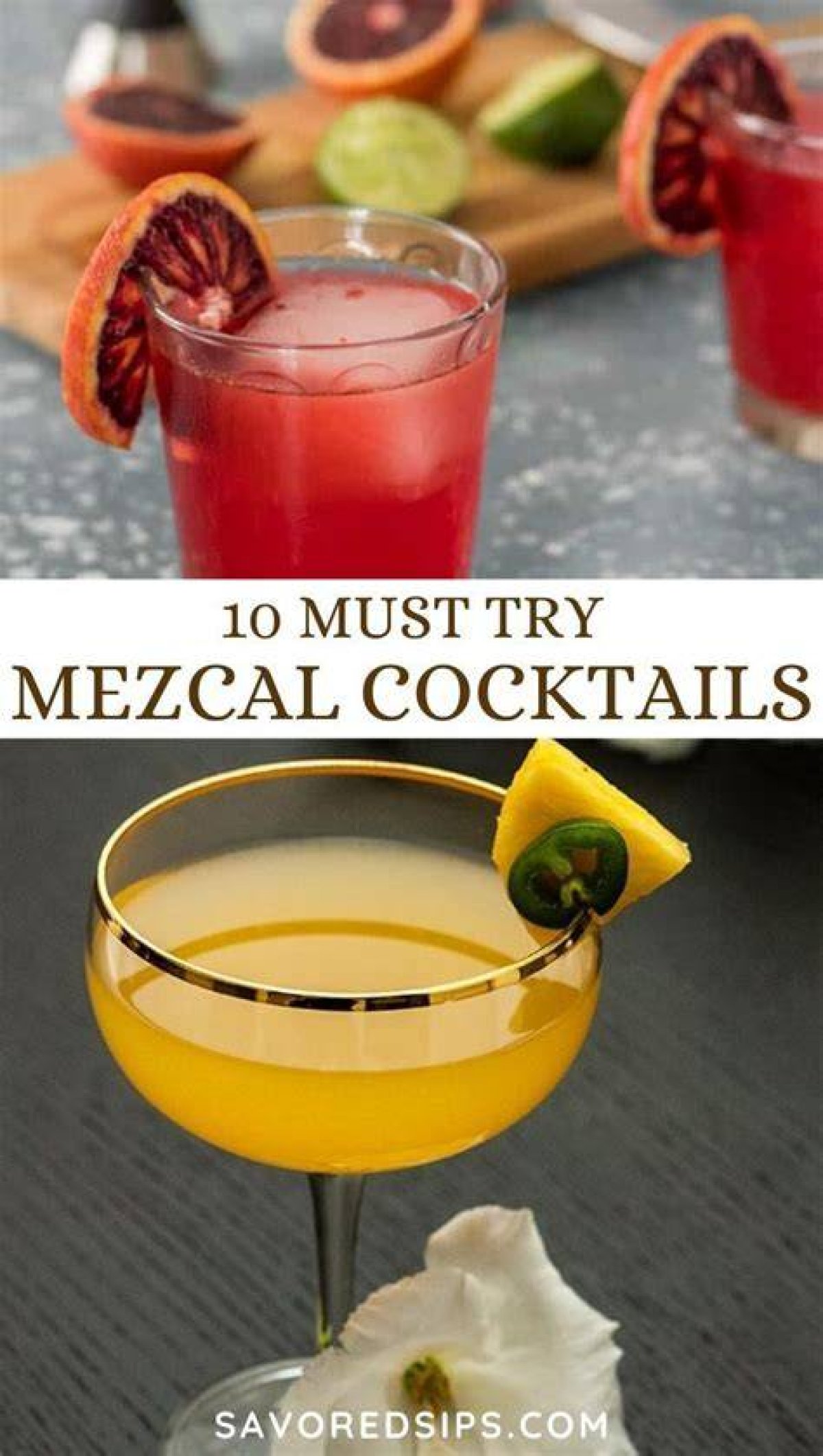 Mezcal Cocktails: 3 Smoky-Sweet Recipes Easy to Make at Home