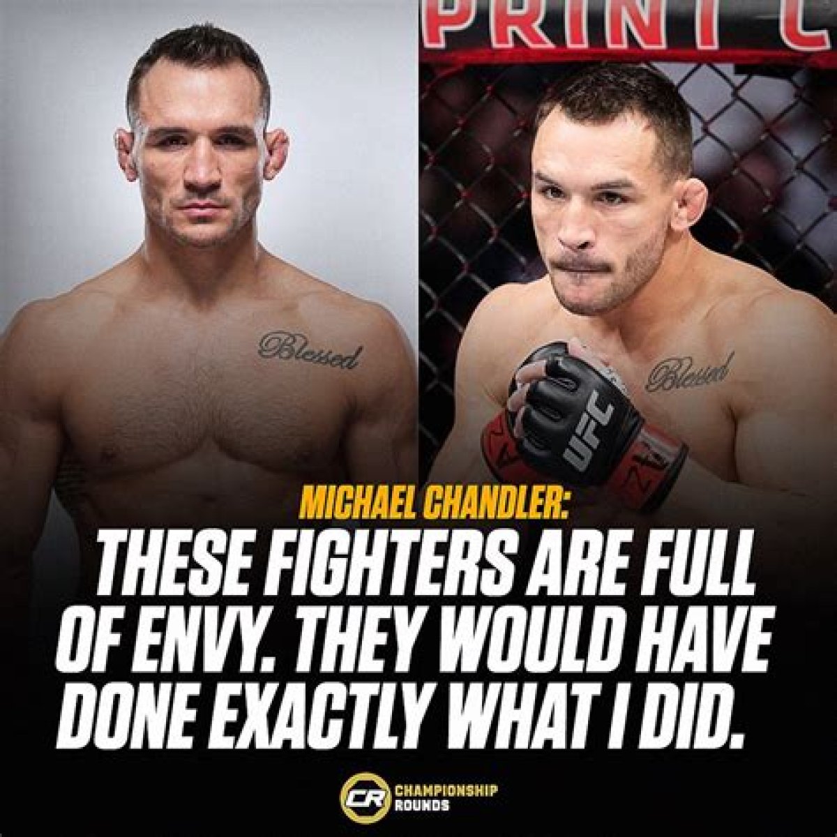 Michael Chandler Responds to Criticism About Waiting 18 Months for Fight with Conor Mcgregor on June 29