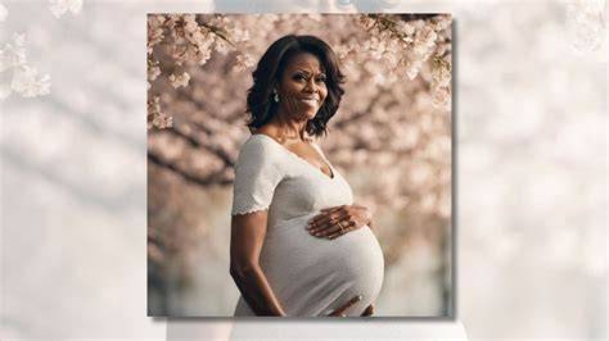 Michelle Obama Pregnancy Photo: a Glimpse into a Timeless Moment