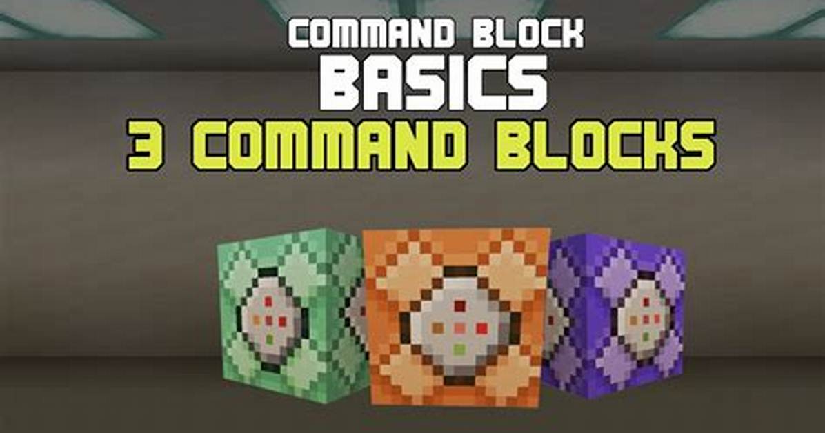 Minecraft Command Block - All Three Types Explained and How to Get It