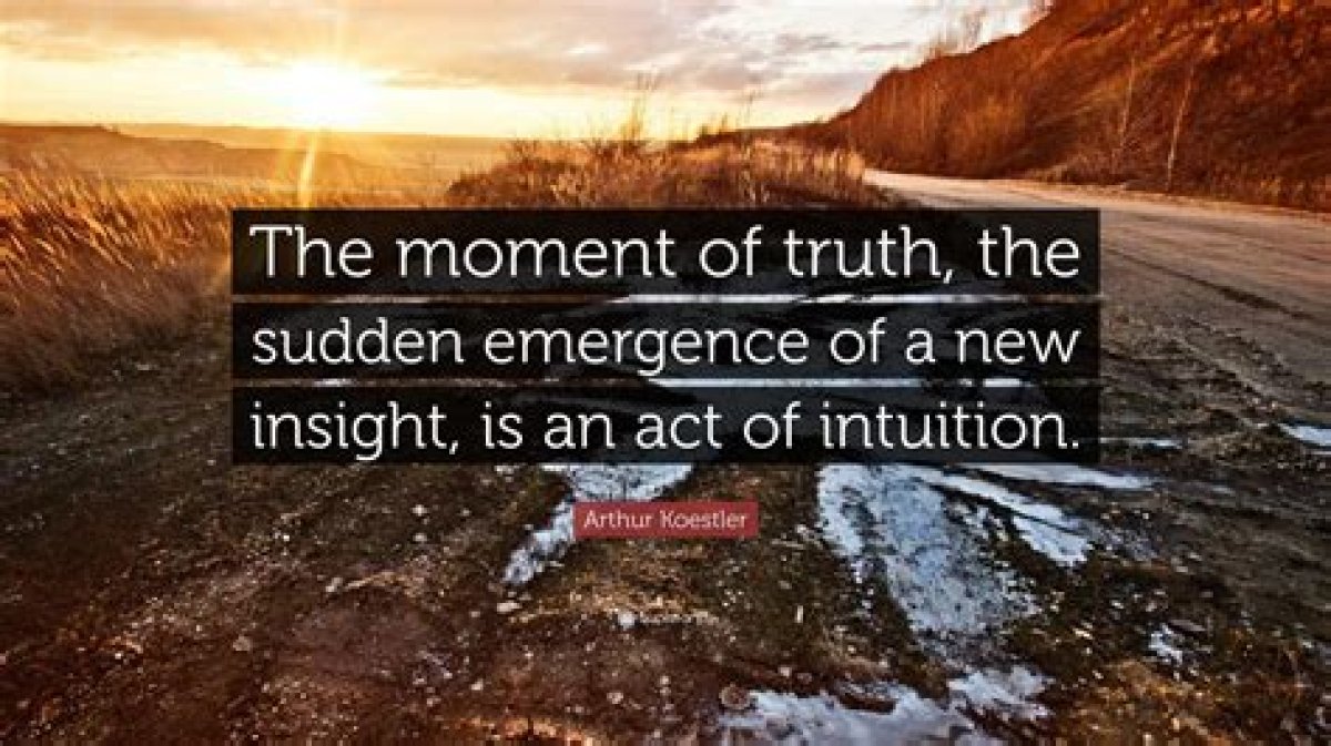 ___ Moment (Time of Sudden Insight)