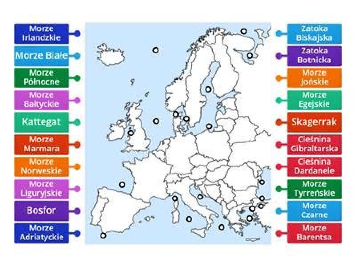 Morza, Zatoki I Cieśniny Europy Quiz