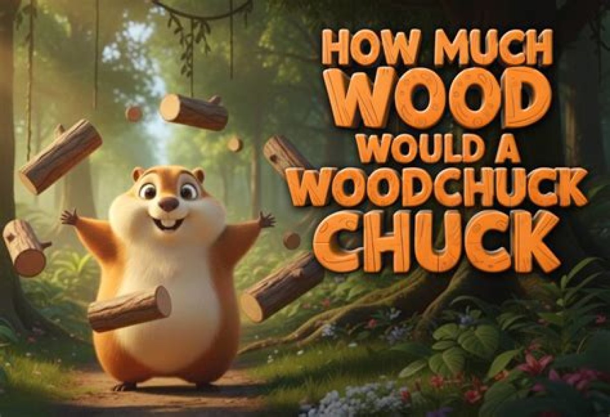 ___ Much Wood Would a Woodchuck Chuck. ..