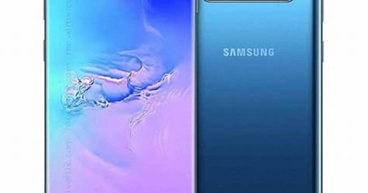 My Samsung Galaxy S10E Has Blue Download Screen