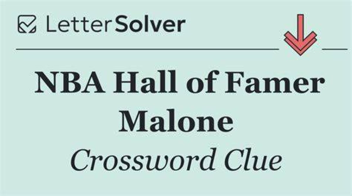 Nba Hall of Famer Malone