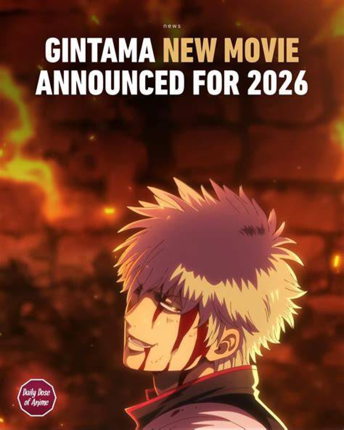 New Gintama Movie Announced